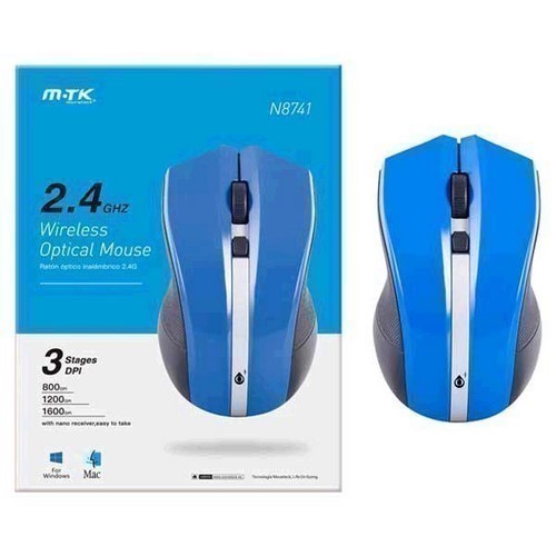 RATON M-TK N8741 INALAMBRICO AZUL